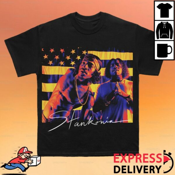 kenny Outkast Merch Outkast Stankonia Color Photo Tee Black0