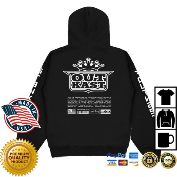 kenny Outkast Merch Store Outkast Stankonia Hoodie Blacks