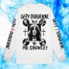 kenny Ozzy Osbourne Merch Store Mr Crowley Long Sleeve Tee
