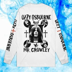 kenny Ozzy Osbourne Merch Store Mr Crowley Long Sleeve Tee kenny Ozzy Osbourne Merch Store Mr Crowley Long Sleeve Tee