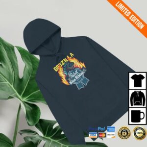 kenny Pabst Blue Ribbon Merch Store Shop Flamed Godzilla Navy Hoodies kenny Pabst Blue Ribbon Merch Store Shop Flamed Godzilla Navy Hoodies