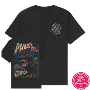 kenny Pabst Blue Ribbon Merch Store Shop Godzilla Clawed Ribbon Black Shirt
