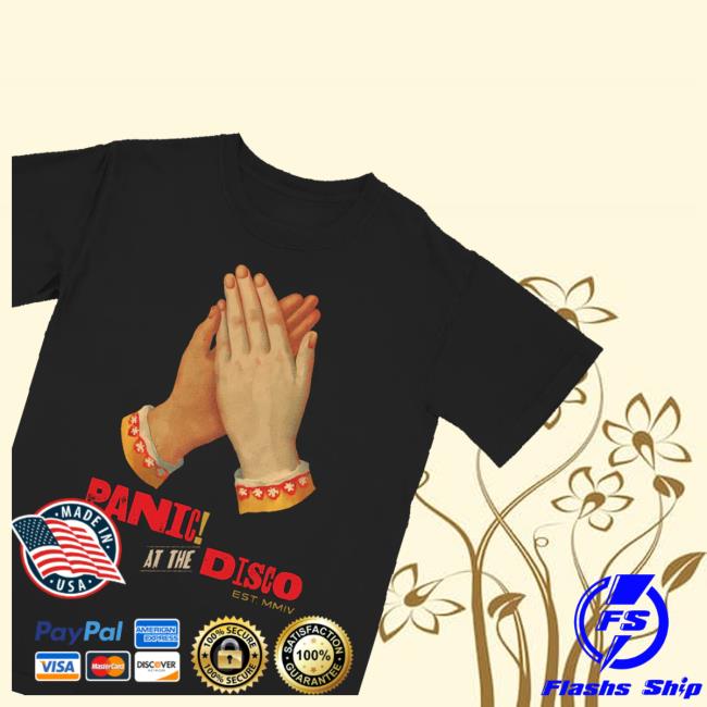 kenny Panic At The Disco Merch Shop Hands Shirte kenny Panic At The Disco Merch Shop Hands Shirte