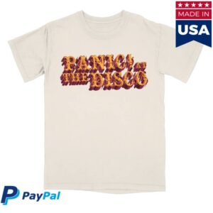 kenny Panic At The Disco Merch Shop Ivory Logo Shirt kenny Panic At The Disco Merch Shop Ivory Logo Shirt