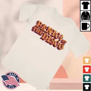 kenny Panic At The Disco Merch Shop Ivory Logo Shirtw kenny Panic At The Disco Merch Shop Ivory Logo Shirtw