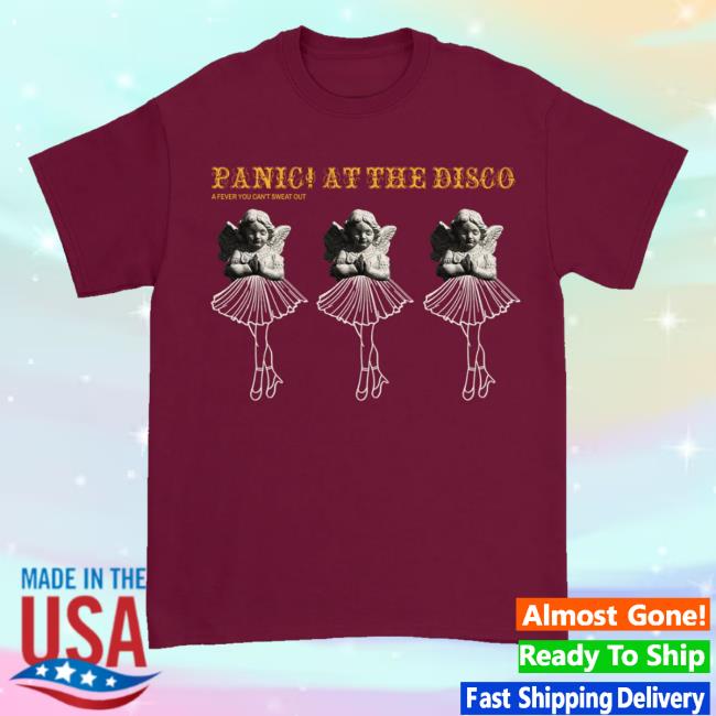 kenny Panic At The Disco Merch Shop Maroon Ballerina Angel Shirt kenny Panic At The Disco Merch Shop Maroon Ballerina Angel Shirt