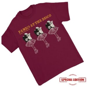 kenny Panic At The Disco Merch Shop Maroon Ballerina Angel Shirts kenny Panic At The Disco Merch Shop Maroon Ballerina Angel Shirts