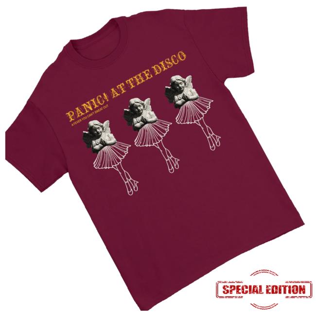 kenny Panic At The Disco Merch Shop Maroon Ballerina Angel Shirts kenny Panic At The Disco Merch Shop Maroon Ballerina Angel Shirts