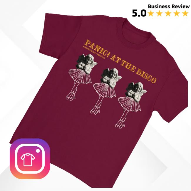 kenny Panic At The Disco Merch Shop Maroon Ballerina Angel Shirtw kenny Panic At The Disco Merch Shop Maroon Ballerina Angel Shirtw