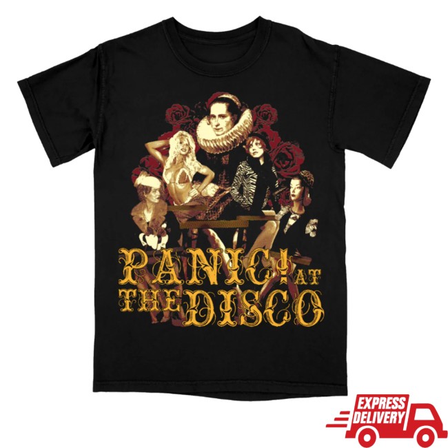 kenny Panic At The Disco Merch Store Cover Group Tee kenny Panic At The Disco Merch Store Cover Group Tee