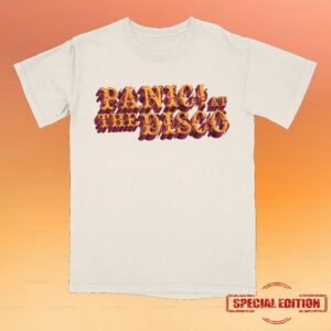 kenny Panic At The Disco Merch Store White Logo Tee kenny Panic At The Disco Merch Store White Logo Tee