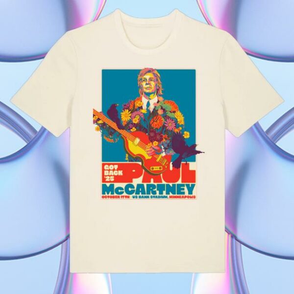 kenny Paul Mccartney Merch Shop Store Got Back 2025 Minneapolis Event Shirt