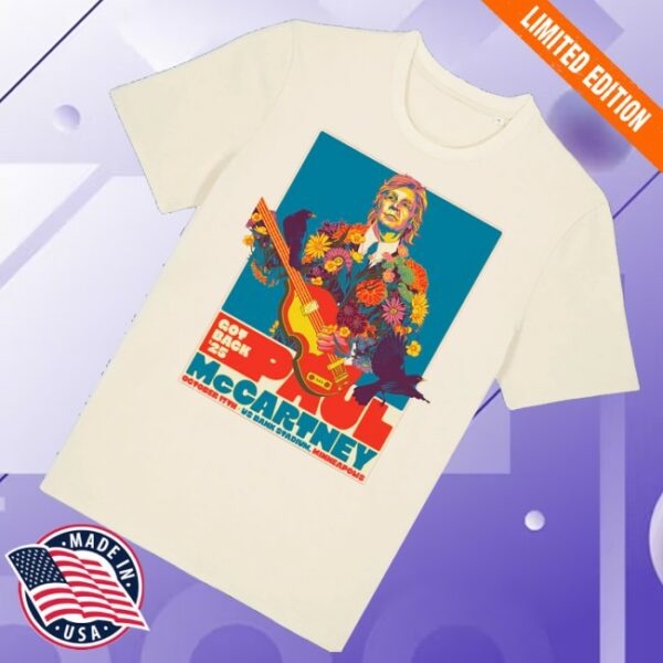 kenny Paul Mccartney Store Merch Got Back 2025 Minneapolis Event Shirts