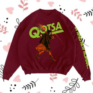 kenny Qotsa Merch In Times New Roman Glow Crewneck kenny Qotsa Merch In Times New Roman Glow Crewneck