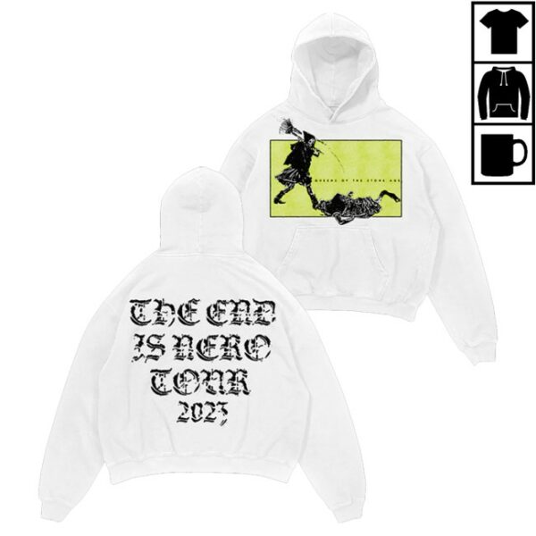kenny Qotsa Merch The End Is Nero Tour 2023 Glow Hoodie1