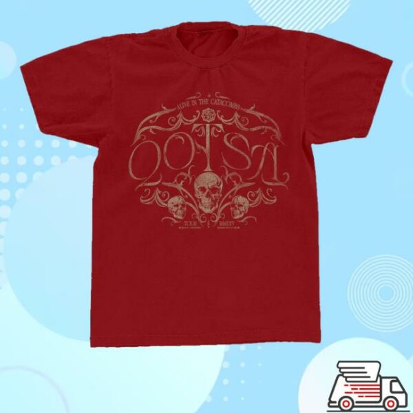kenny Queens Of The Stone Age Merch Shop Alive In The Catacombs Skull Shirt