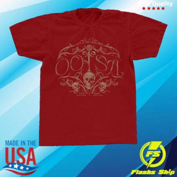 kenny Queens Of The Stone Age Merch Store Alive In The Catacombs Skull Shirt