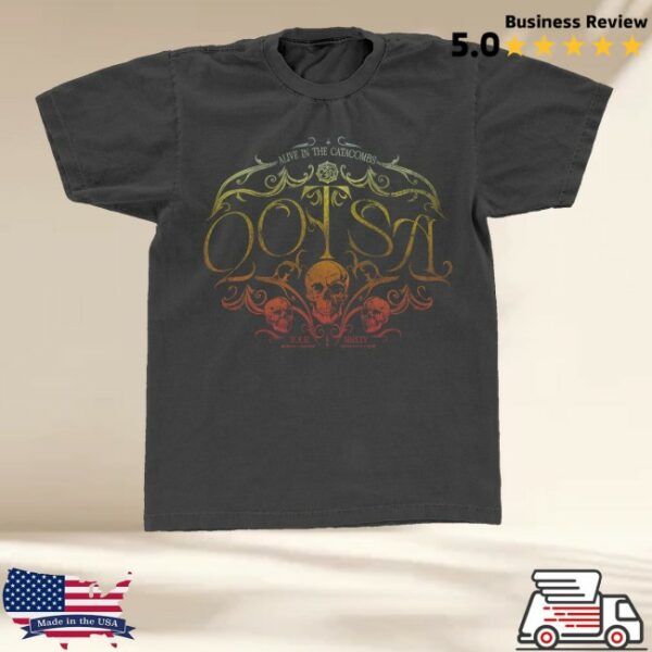 kenny Queens Of The Stone Age Merch Store Alive In The Catacombs Skull Tour Shirts