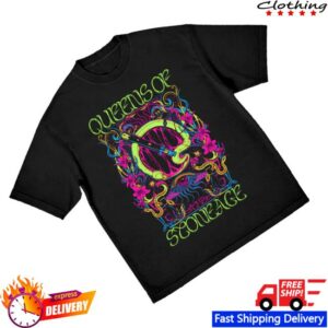 kenny Queens Of The Stone Age Official Store Psychedelic Emblem Shirts kenny Queens Of The Stone Age Official Store Psychedelic Emblem Shirts