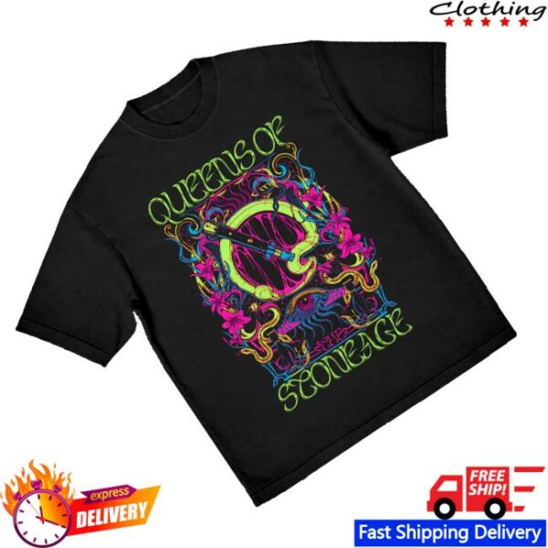 kenny Queens Of The Stone Age Official Store Psychedelic Emblem Shirts