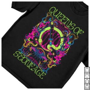 kenny Queens Of The Stone Age Official Store Psychedelic Emblem Shirtw kenny Queens Of The Stone Age Official Store Psychedelic Emblem Shirtw