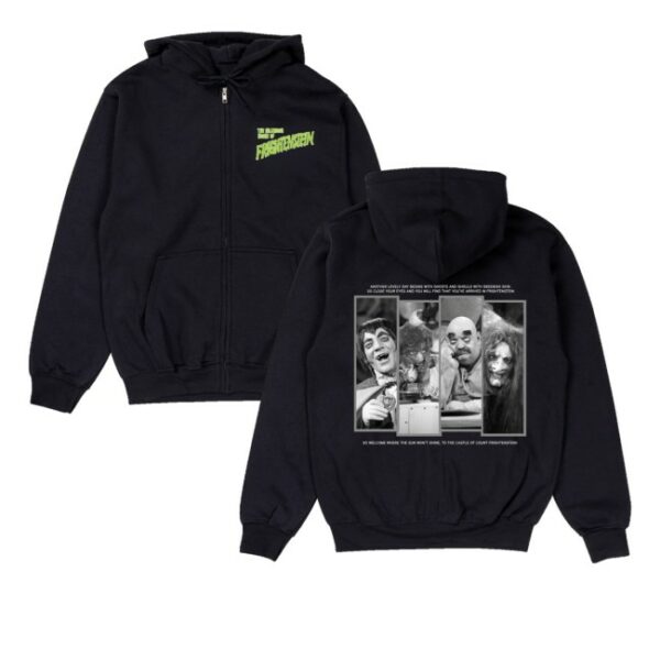 kenny Retrokid Merch Store Hilarious House Of Frightenstein Frankenstone Full Zip Hoodiess