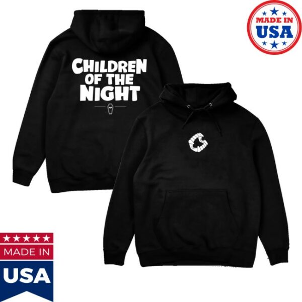 kenny Retrokid Merch Store Retrokid Originals Vampire Glow Hoodie Blackss