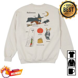 kenny Retrokid Merch Store Richard Scarry Halloween Crewneck Sands kenny Retrokid Merch Store Richard Scarry Halloween Crewneck Sands