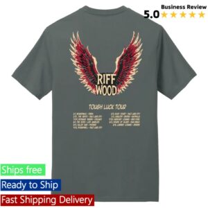 kenny Riff Wood Merch Exclusive!! Tough Luck Tour Wings Shirt1 1 kenny Riff Wood Merch Exclusive!! Tough Luck Tour Wings Shirt1 1