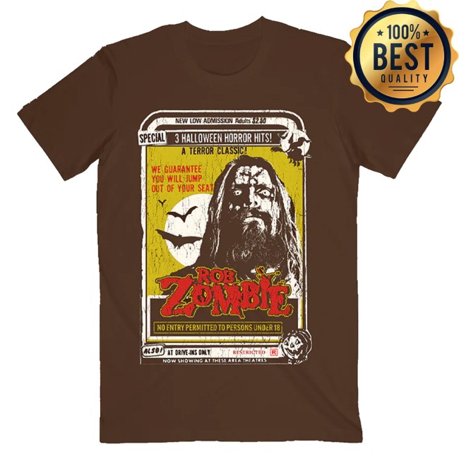 kenny Rob Zombie Merch Drive In Ad Tee kenny Rob Zombie Merch Drive In Ad Tee