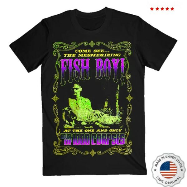 kenny Rob Zombie Merch Store Fish Boy Shirt