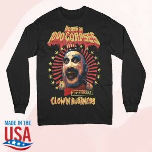 kenny Rob Zombie Merch Store Top Secret Clown Business Long Sleeve