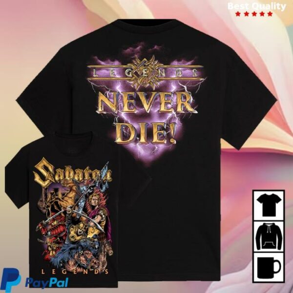 kenny Sabaton Merch Shop Vault Of Legends Purple Shirt