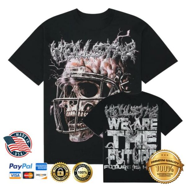 kenny Sangkil Merch Hellstar Rugby Skull Shirt