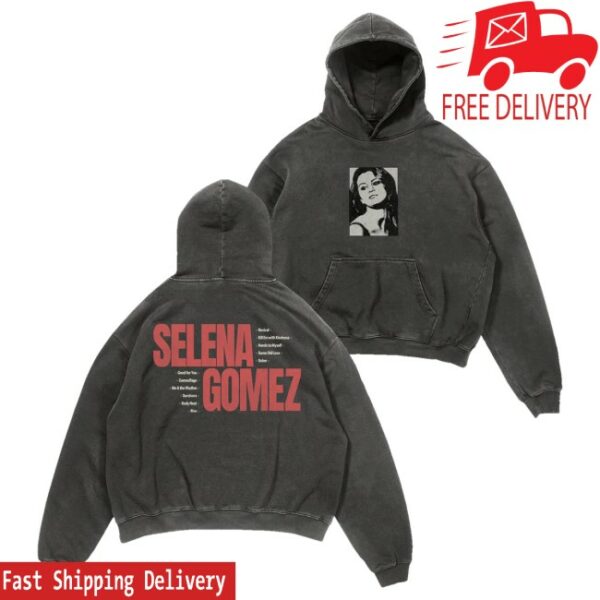 kenny Selena Gomez Merch Revival Washed Photo Hoodie0