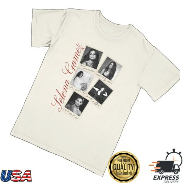kenny Selena Gomez Merch Store Revival Polaroid Shirts