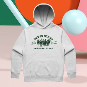 kenny Seven Stars General Store Merch 7Sgs All Day All Night Pullover Hoodie In Ashs kenny Seven Stars General Store Merch 7Sgs All Day All Night Pullover Hoodie In Ashs