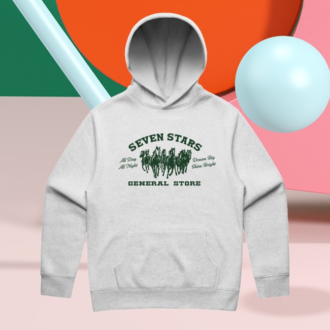 kenny Seven Stars General Store Merch 7Sgs All Day All Night Pullover Hoodie In Ashs kenny Seven Stars General Store Merch 7Sgs All Day All Night Pullover Hoodie In Ashs