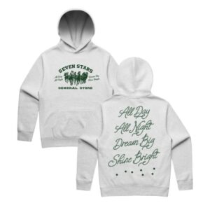 kenny Seven Stars General Store Merch 7Sgs All Day All Night Pullover Hoodie In Ashss kenny Seven Stars General Store Merch 7Sgs All Day All Night Pullover Hoodie In Ashss