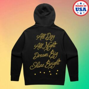 kenny Seven Stars General Store Merch 7Sgs All Day All Night Pullover Hoodie In Black kenny Seven Stars General Store Merch 7Sgs All Day All Night Pullover Hoodie In Black
