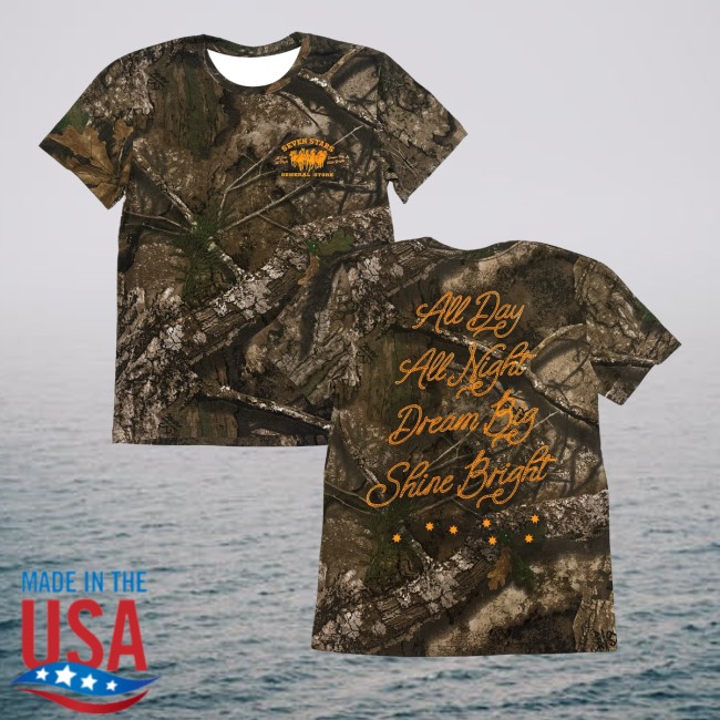 kenny Seven Stars General Store Merch 7Sgs All Day All Night Tee In Realtree Apx Camoss kenny Seven Stars General Store Merch 7Sgs All Day All Night Tee In Realtree Apx Camoss