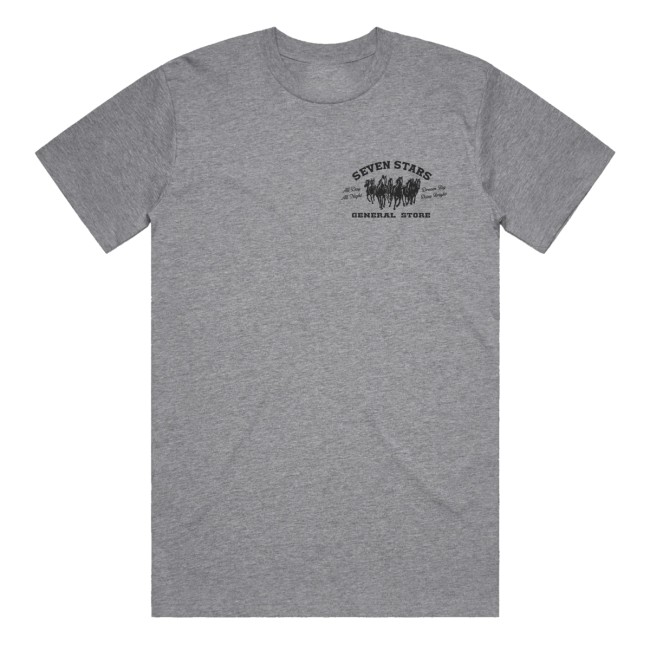 kenny Seven Stars General Store Merch 7Sgs All Day All Night Tee In Sport Greys kenny Seven Stars General Store Merch 7Sgs All Day All Night Tee In Sport Greys
