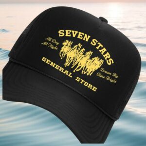 kenny Seven Stars General Store Merch 7Sgs Printed Trucker Snapback Hat In Blacks