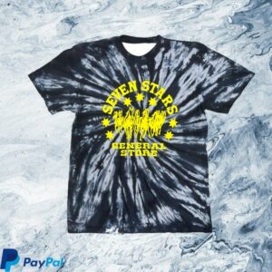 kenny Seven Stars General Store Merch 7Sgs Tie Dye Logo Tee In Black Storm