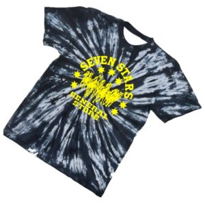 kenny Seven Stars General Store Merch 7Sgs Tie Dye Logo Tee In Black Storms