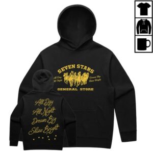 kenny Seven Stars General Store Merch Shop 7Sgs All Day All Night Black Hoodie kenny Seven Stars General Store Merch Shop 7Sgs All Day All Night Black Hoodie