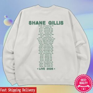 kenny Shane Gillis Merch 2025 Tour Crewneck