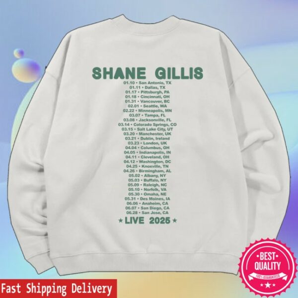kenny Shane Gillis Merch 2025 Tour Crewneck