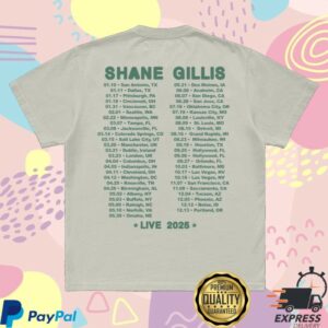 kenny Shane Gillis Merch 2025 World Tour Shirt