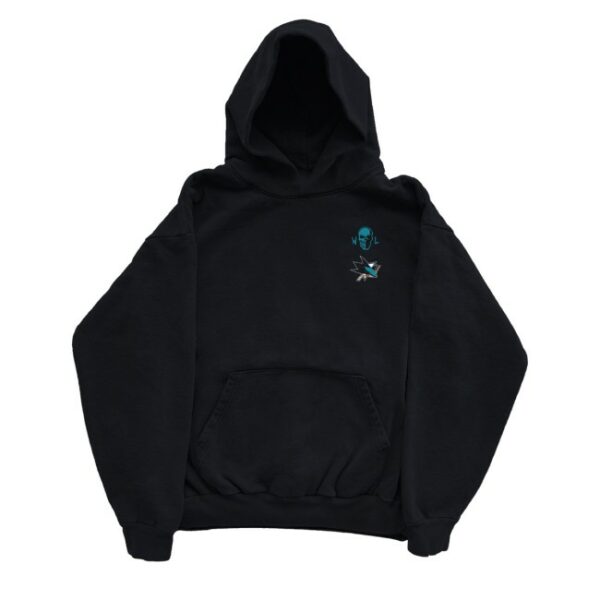 kenny Sharks Pro Shop Merch Store San Jose Sharks X Warren Lotas Sharks Black Shirt